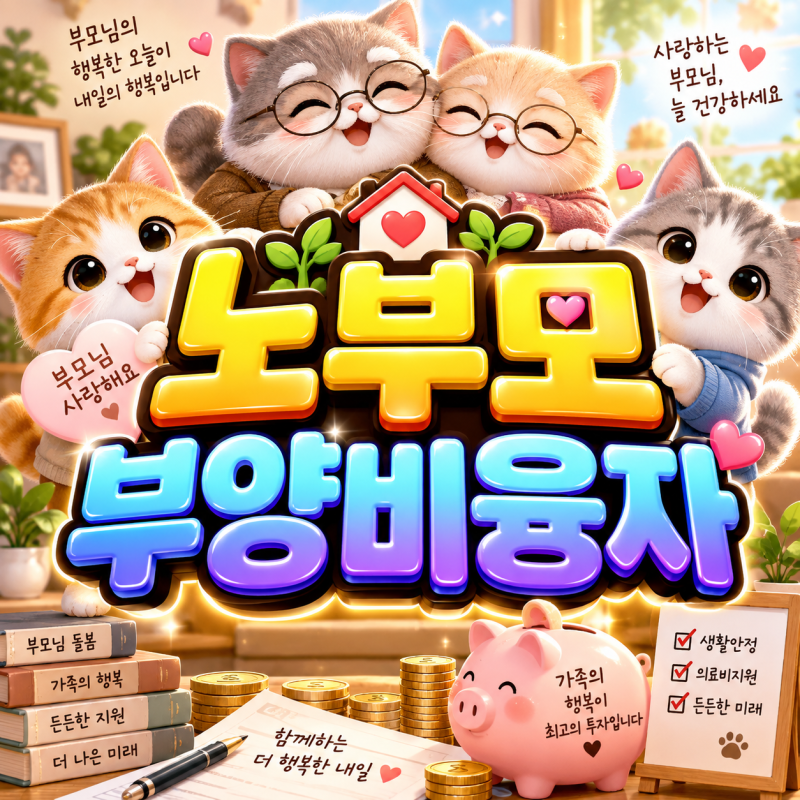 2026 노부모부양비융자 최대 2000만원 부모 1인당 500만원 연 1.5% 저금리와 이자 최대 3%p 지원!