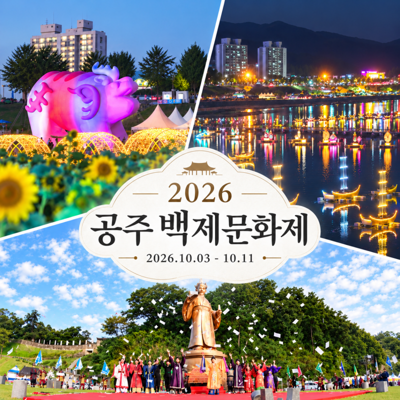 2026 공주 백제문화제 주차,입장료, 추천 프로그램 총정리
