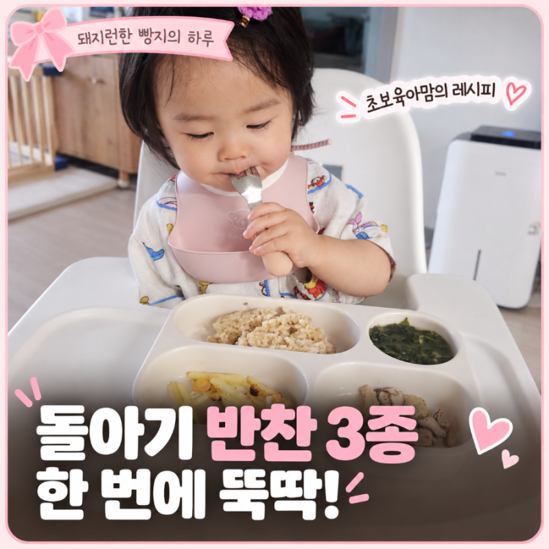 돌아기 반찬 3종 감자채볶음 표고버섯들깨볶음 가지무침 레시피