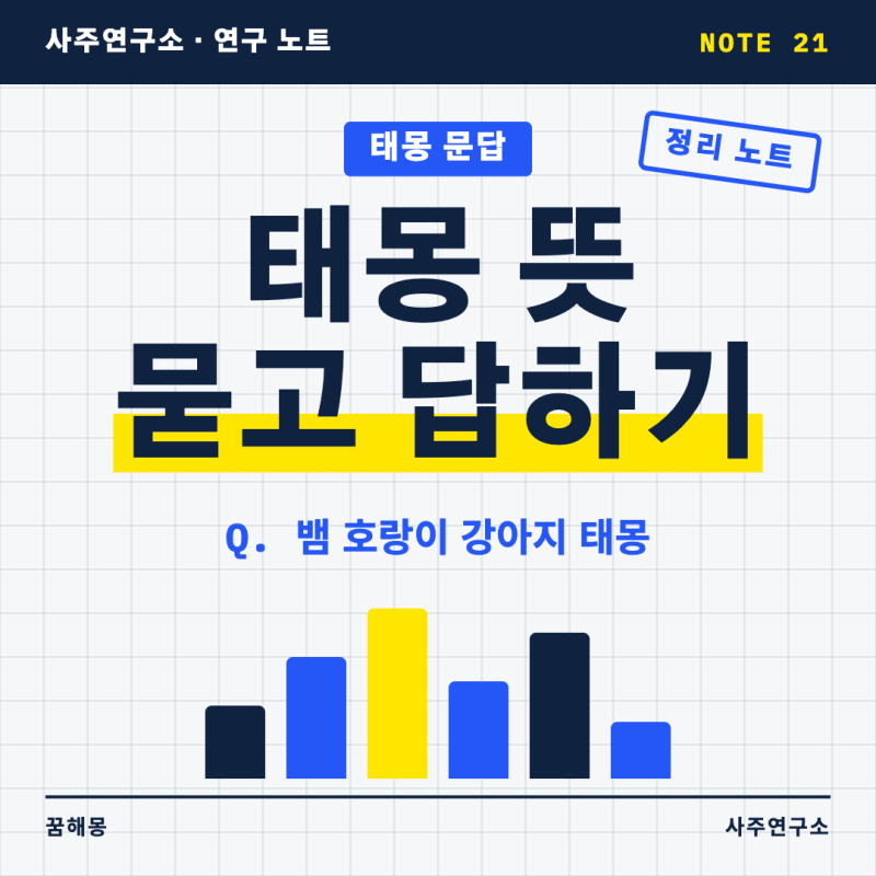 태몽 해몽 자주 묻는 열한 가지, 뱀 호랑이 강아지 태몽과 성별 오해까지