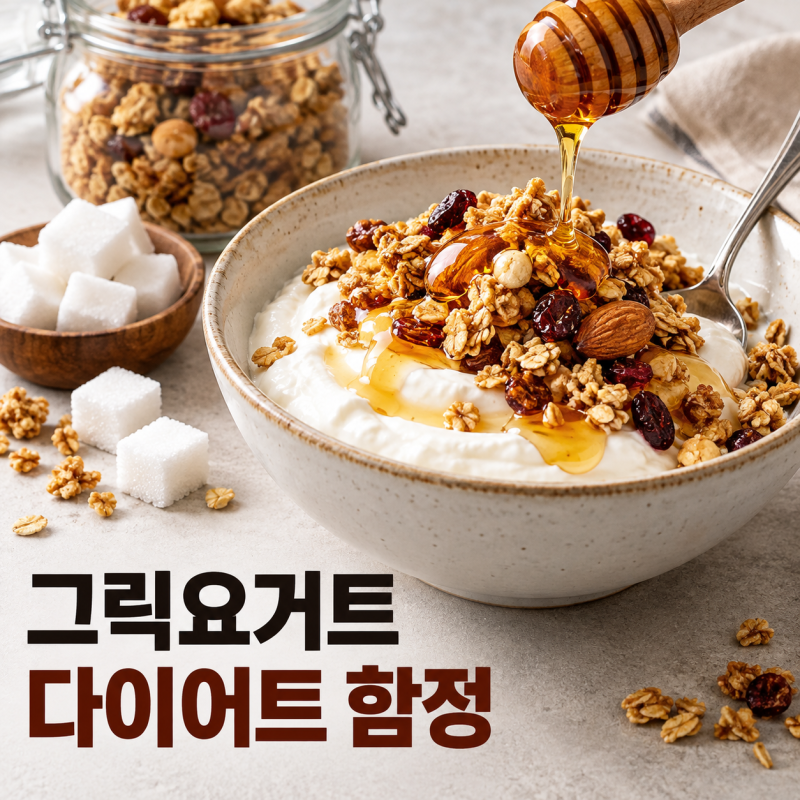 그릭요거트 다이어트 성공법, 무가당 플레인 구별과 영양성분표 비교 기준