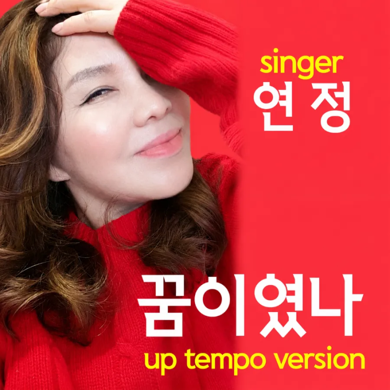 가수 연정 꿈이였나(빠른버젼. 뉴버젼 ) 가사 악보