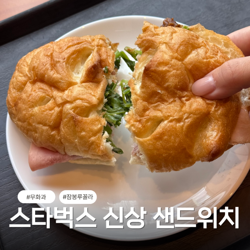 스타벅스 무화과 잠봉 루꼴라 샌드위치 가격 칼로리 데우기 후기