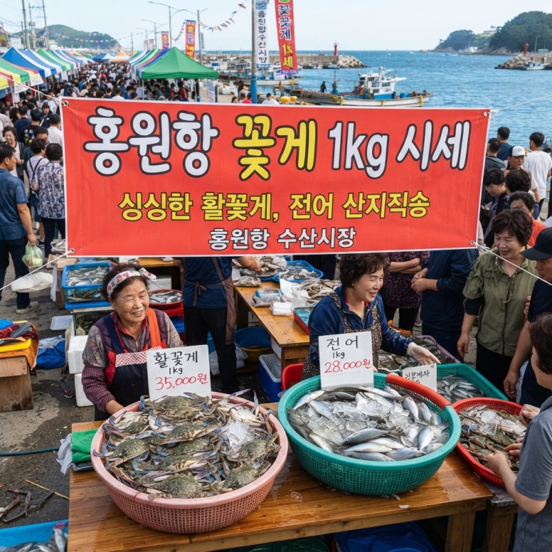 2026 홍원항 전어꽃게축제 시세 주차 팁: 서해안 가을 꽃게축제 완벽 가이드