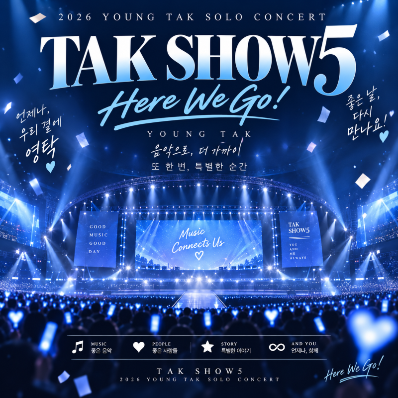 2026 영탁 콘서트 TAK SHOW5｜공연 일정·예매 방법 총정리
