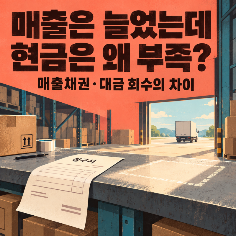 매출채권이란?｜매출이 늘어도 현금이 부족할 수 있는 이유