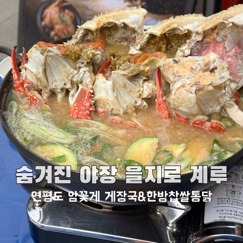 [을지로 야장 맛집] 연평도 암꽃게 게장국 #계루