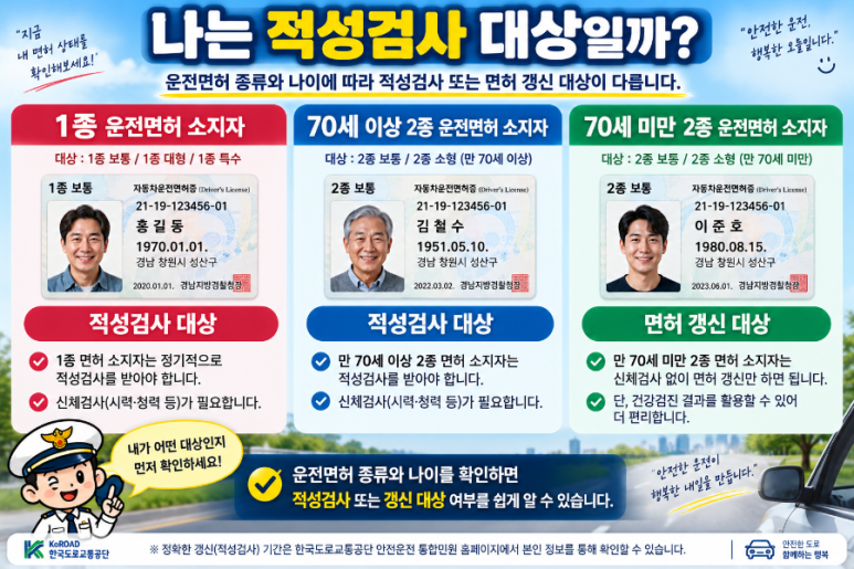 2026 운전면허 적성검사 신청방법 총정리