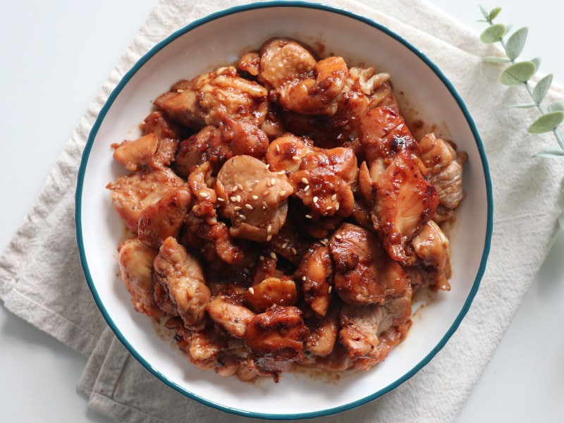 마늘간장 닭갈비 초간단 레시피 야채 없이 만드는 닭다리살 요리