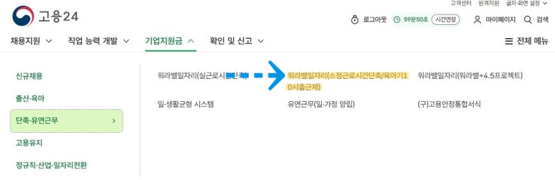 [2026년] 사업장 임산부 단축근무 지원금 신청방법