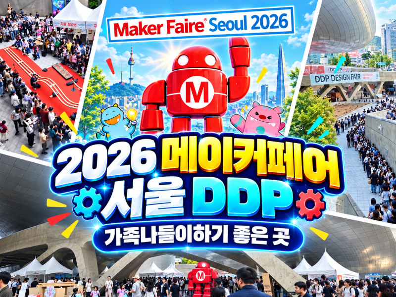 2026 메이커페어 서울 DDP｜아이와 즐기는 체험 프로그램·준비물·주차 정보