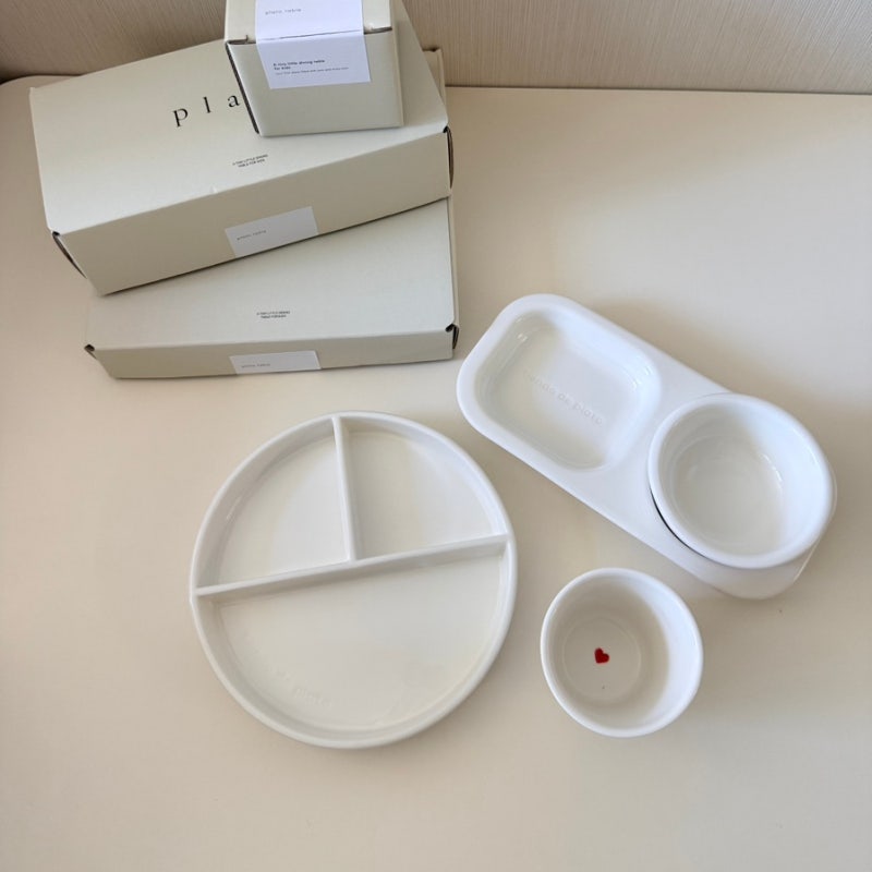 플라또 plato 아기 도자기 유아 식판 추천. 봉봉플레이트,플라또플레이트,쁘띠컵