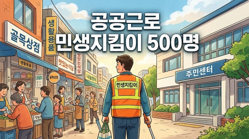 월 135만 원 일자리(연말 3개월), 공공근로 민생지킴이 자격과 신청법(부산시)