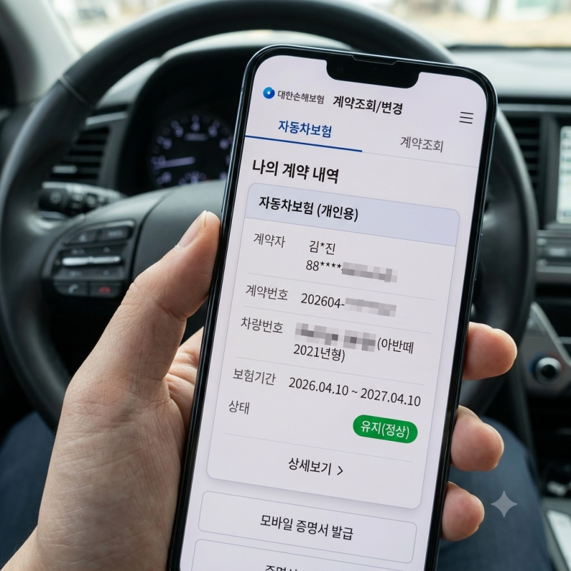 자동차보험 만기 확인 방법, 보험사 몰라도 조회할 수 있습니다