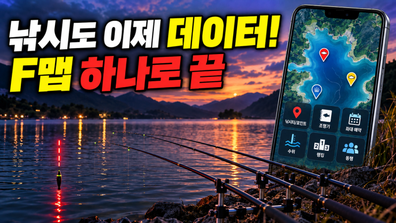 낚시가 편리해지는 지도 F맵