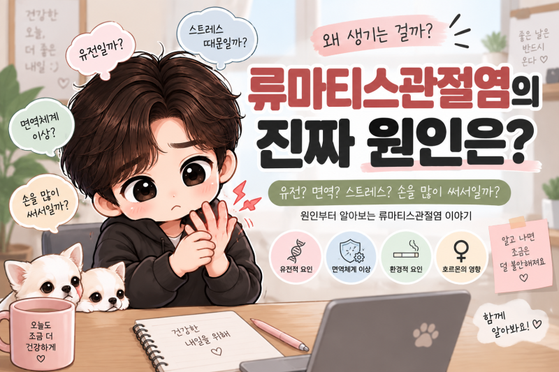 류마티스관절염 원인부터 증상까지｜처음 진단받은 분들을 위한 정보