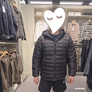 스파오 SPAO 경량패딩 씬라이트 후기/색상추천/남성 여성 착샷