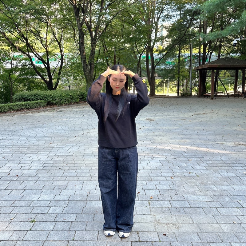 폴햄데님 데일리로 편하게 입고다녀요