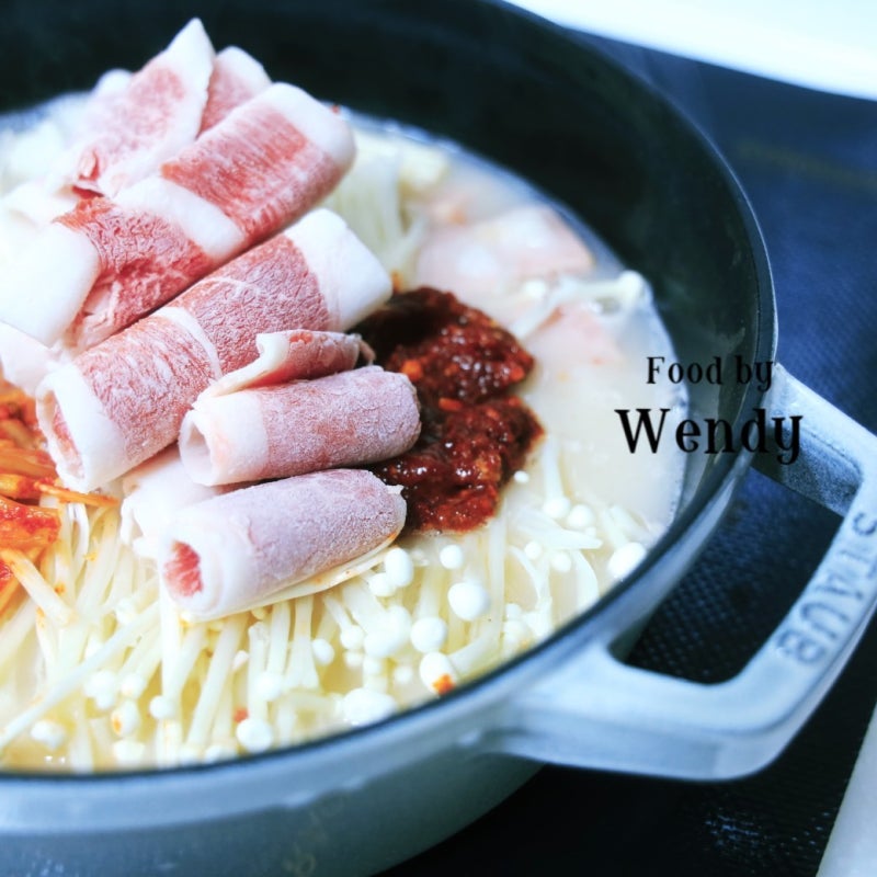 부대찌개 양념장 만들기 황금비율, 차돌박이 부대찌개 레시피 초간단 완성