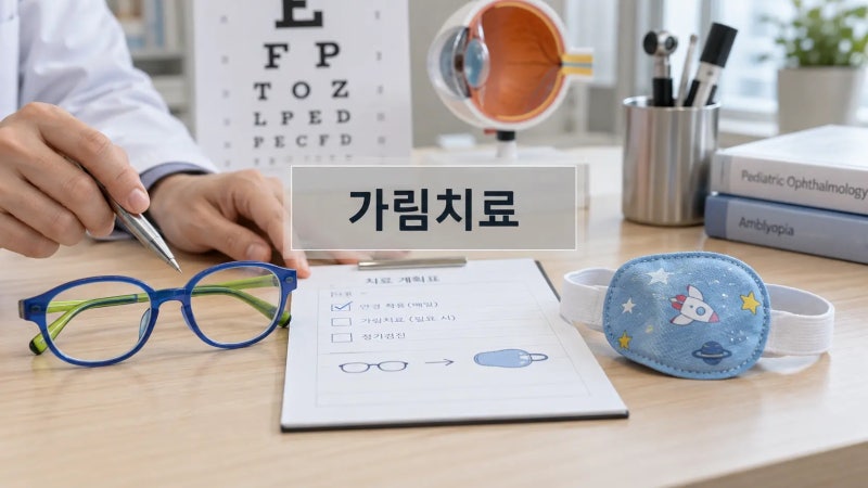약시 안대 오래 하면 더 잘 보일까? 가림치료 시간의 함정