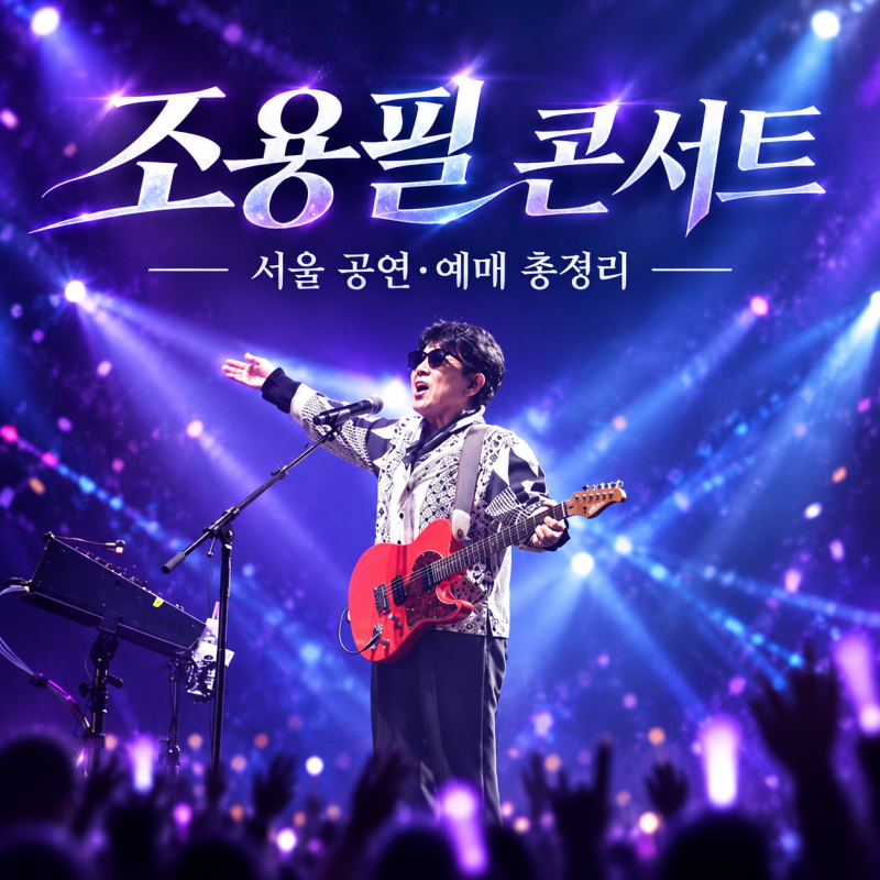 조용필 2026 콘서트 열린다!서울 KSPO DOME부터 전국투어 일정·예매·티켓가격 총정리