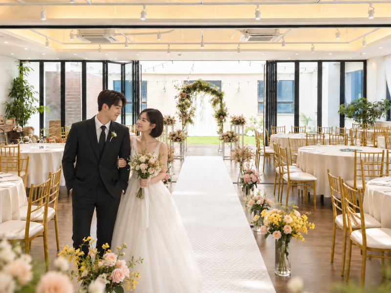 용인 스몰웨딩, 50~100명 단독홀 플로렌스 용인점 비용까지 정리