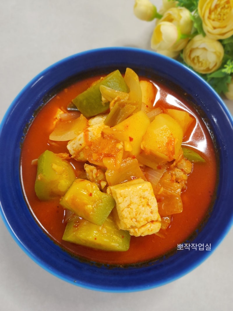 류수영 고추장찌개 레시피 | 진하고 얼큰한 어남선생 고추장찌개!