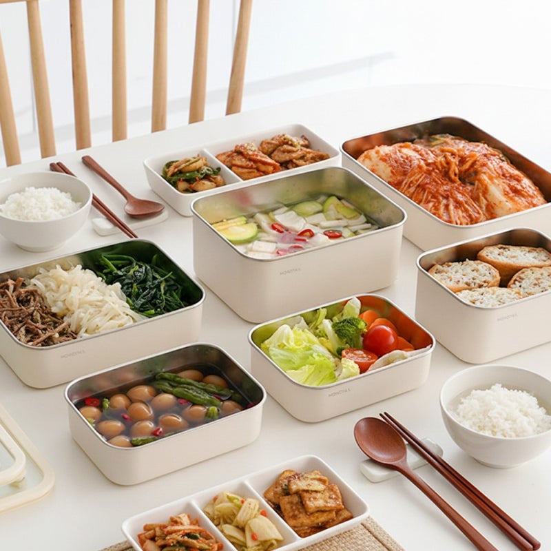 전자레인지에 돌리는 스텐 반찬통! 모노테일 무연마 304 스텐 보관 용기 실사용 찐 후기