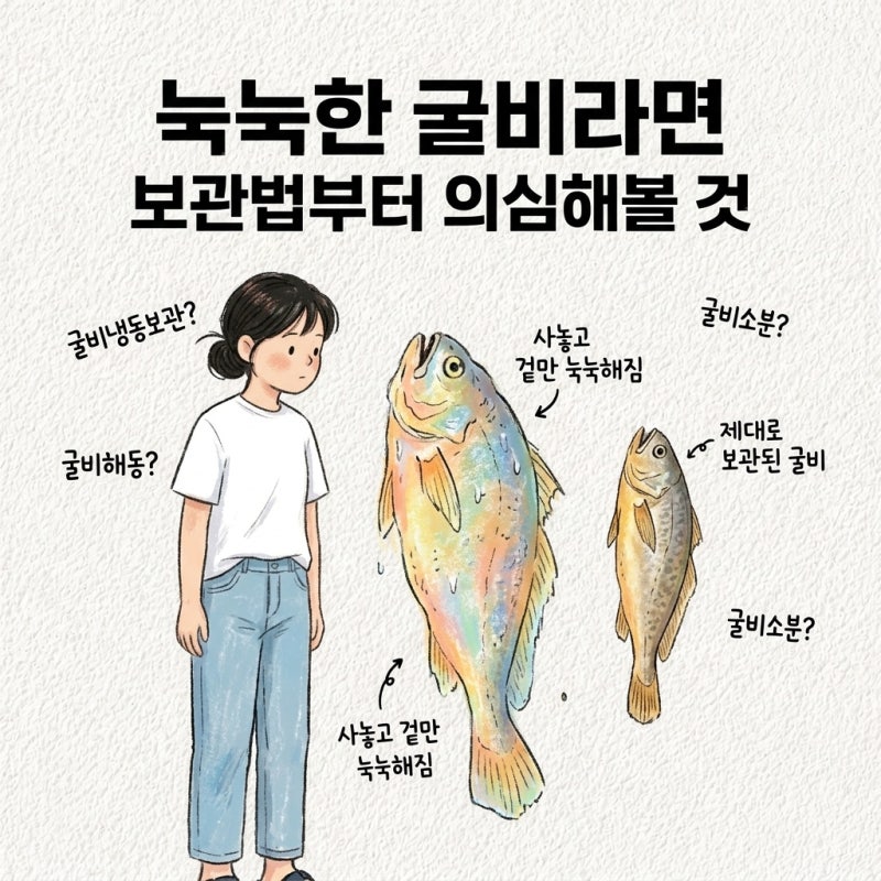 굴비보관법 굴비냉동보관 굴비해동 굴비유통기한 굴비소분