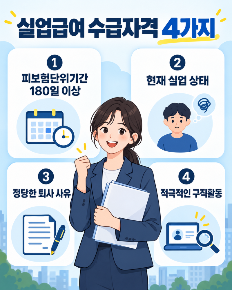 실업급여 받을 수 있는 조건은? 신청방법부터 취업 후 조기재취업수당까지