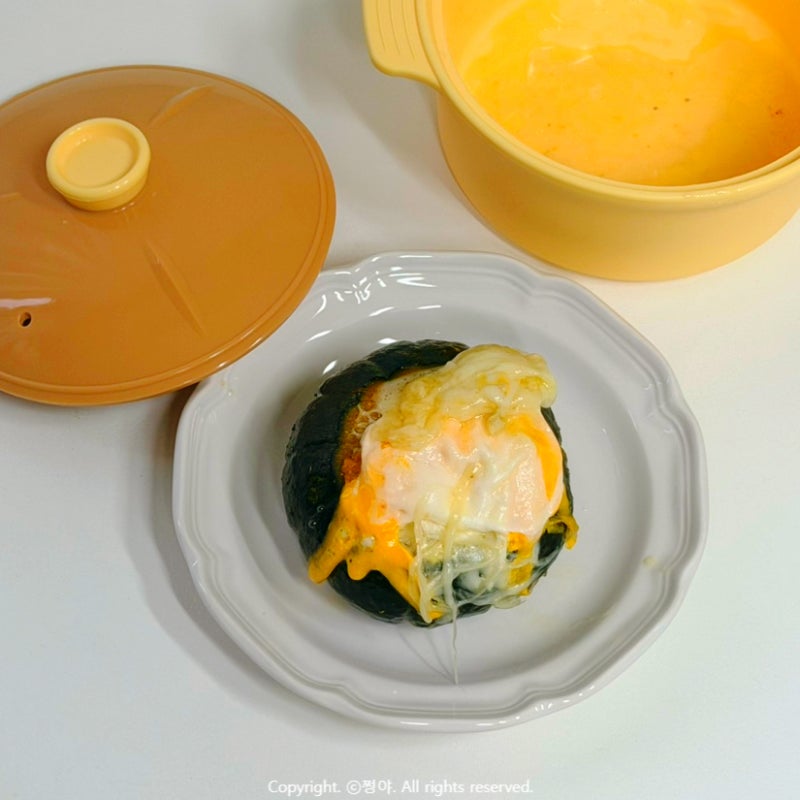 단호박찜 전자레인지 맛있게 찌는법 국산 실리콘 찜기 추천