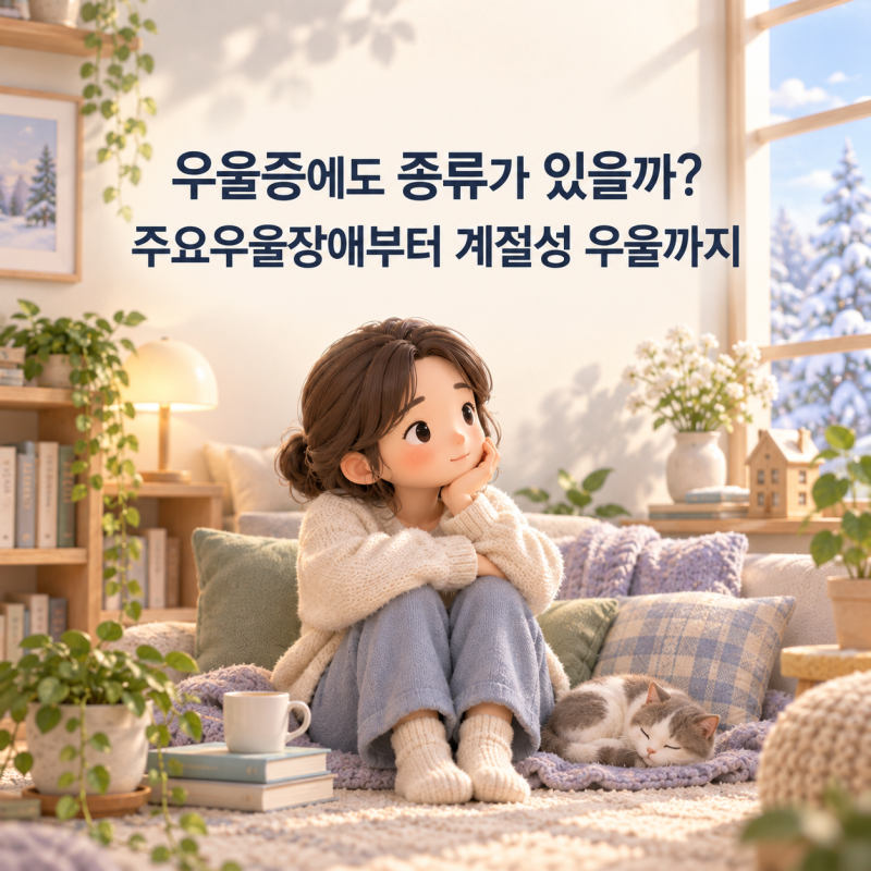 우울증에도 종류가 있을까? 주요우울장애부터 계절성 우울까지