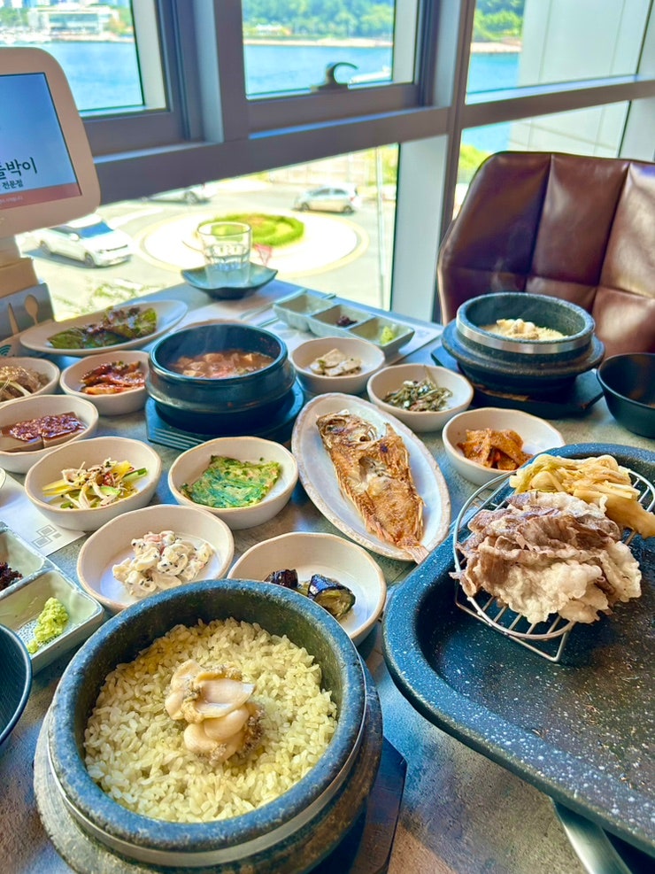 해운대 점심 맛집 윤식당 바다뷰보며 즐기는 가성비좋은 점심 특선