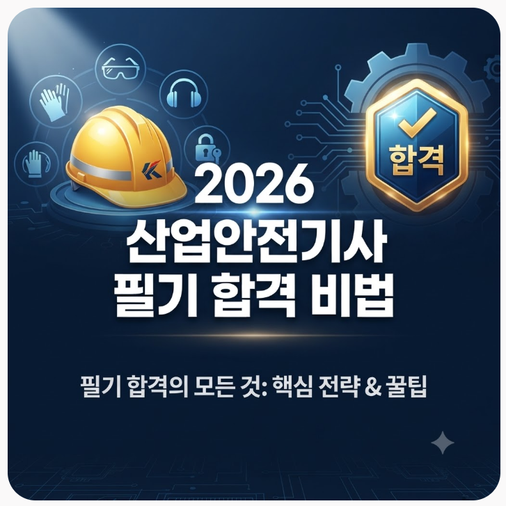 산업안전기사 필기 합격 방법 총정리 (2026년 2회 합격 후기·독학 공부법)