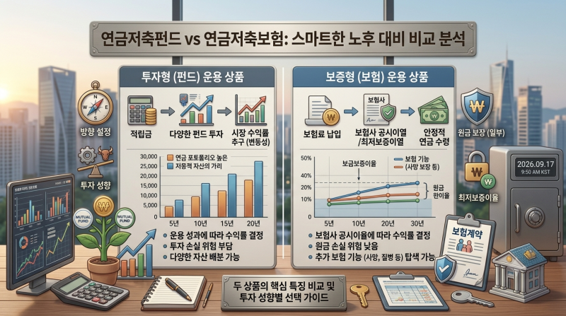 연금저축펀드 vs 연금저축보험, 나에게 맞는 선택과 손쉬운 이전 방법