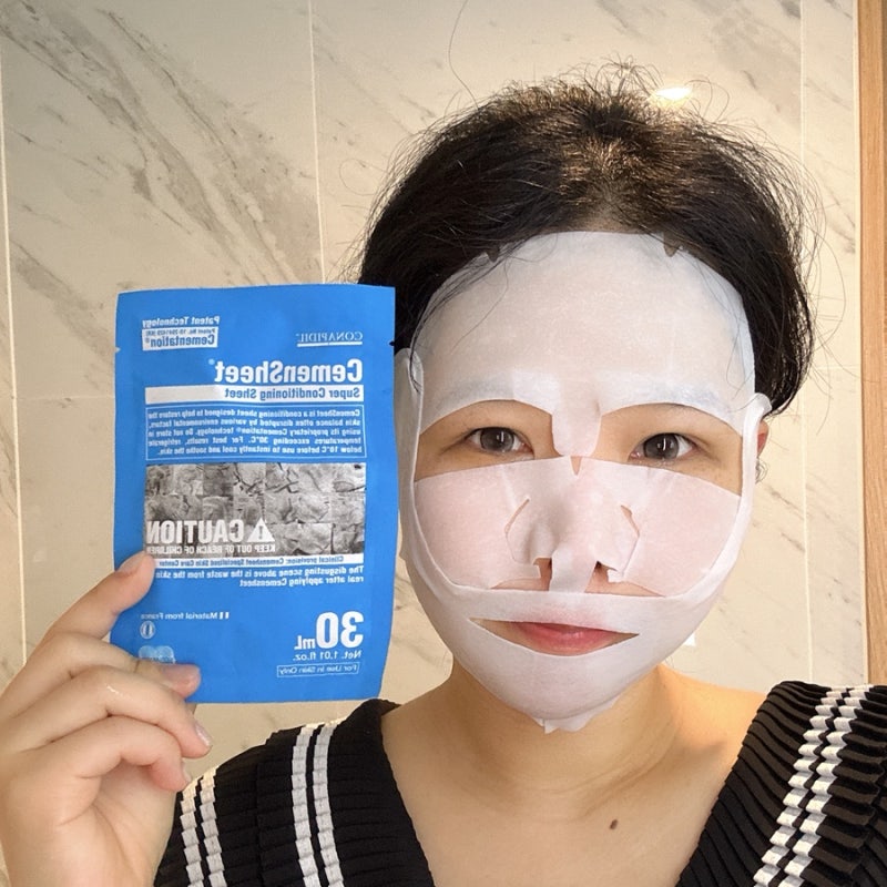 파메스테틱 세멘시트 마스크팩 사용법 모공 피부결 홈케어