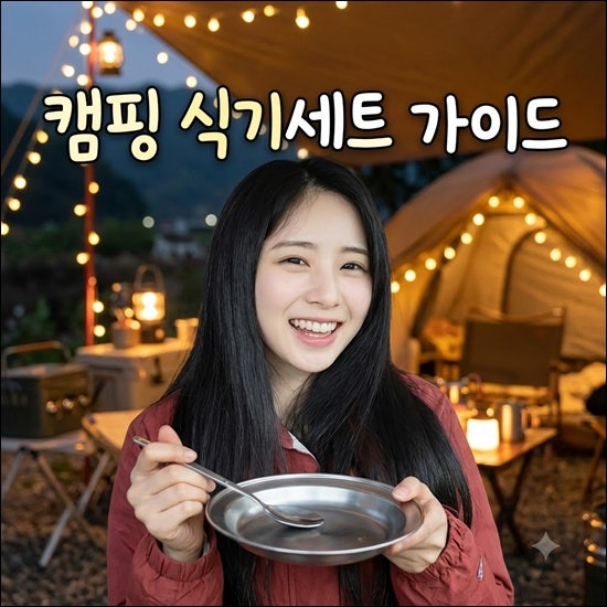 캠핑식기세트 추천 선택방법! 재질부터 구성과 수납까지 꼼꼼하게 고르는법