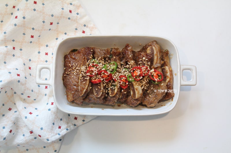 LA갈비구이 양념장 황금 레시피 LA갈비 재는 법