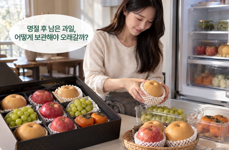 [추석 제철 과일] 차례상 맛있는 과일 고르는 법 & 싱싱한 보관법 총정리