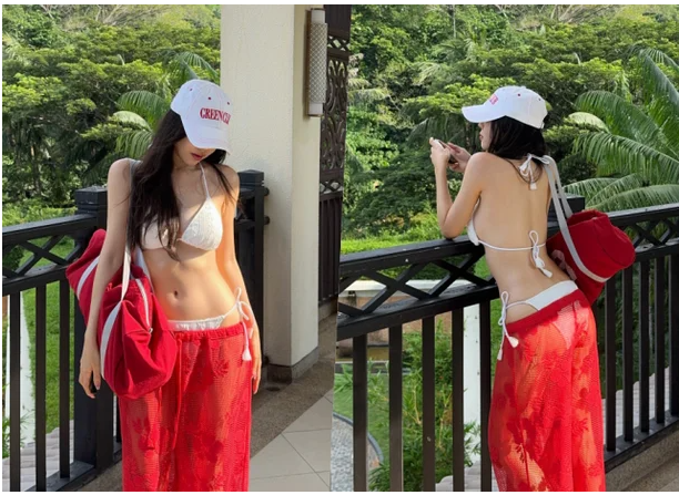 '박성광♥' 이솔이, 연일 비키니 샷 업로드…팬들은 '감기 걱정'