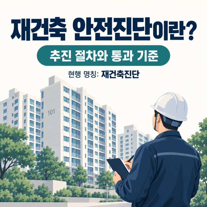 재건축 안전진단이란? 추진 절차와 통과 기준 쉽게 정리