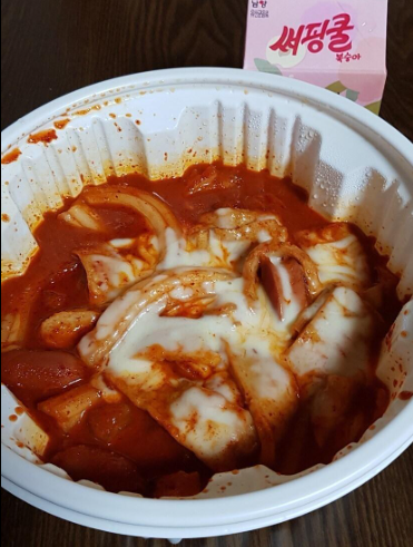 엽기떡볶이 더 착한 맛!!!!