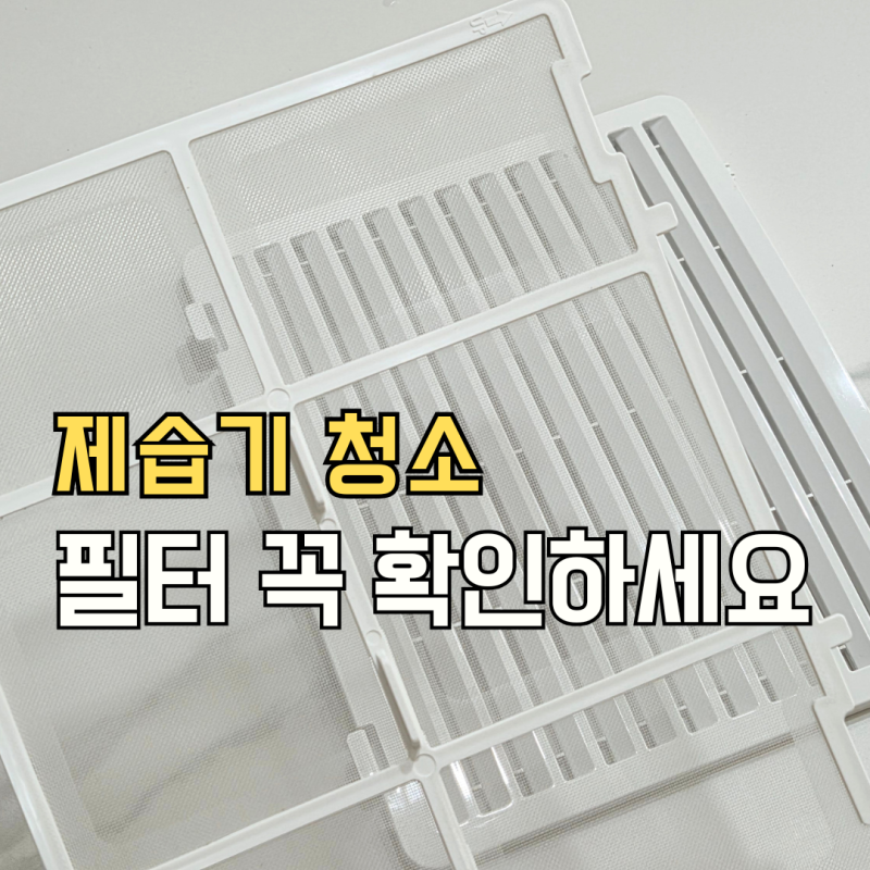 제습기 필터 청소, 여름 내내 돌린 뒤 꼭 해야 할 관리법