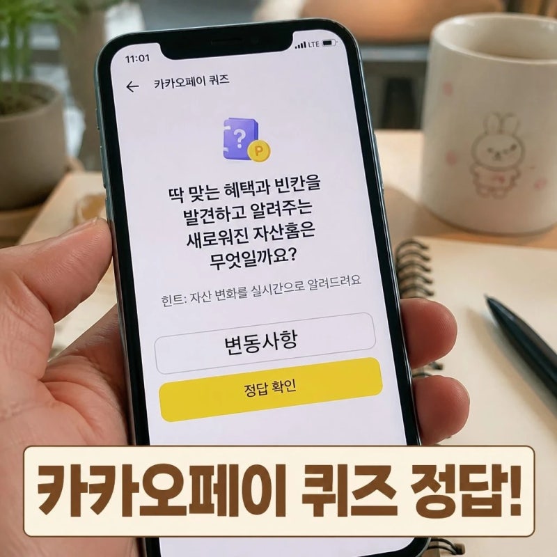 카카오페이 퀴즈 정답 오늘 9월 17일