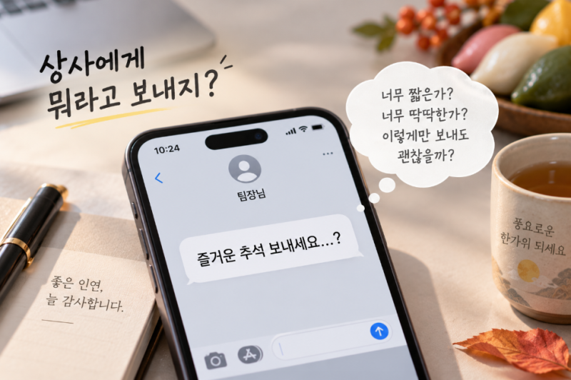“직장상사에게 뭐라고 보내지?” 2026 직장상사 추석 인사말, 센스 있는 문구 20가지