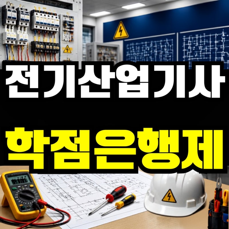전기산업기사 학점은행제, 고졸에서 41학점으로 시험조건부터 준비했어요