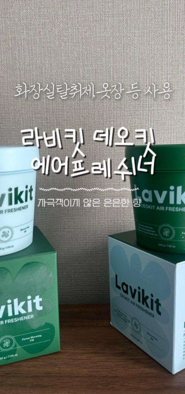 라비킷 고체탈취제 추천 화장실 냄새 제거 인테리어 효과
