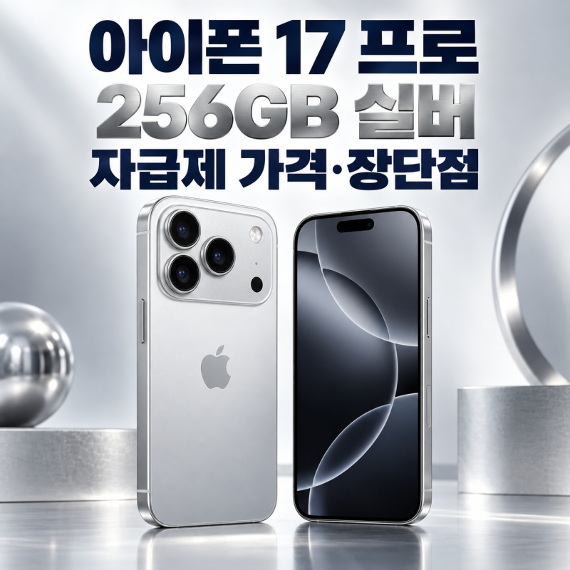아이폰 17 프로 자급제 256GB 최저가 할인｜가격·카메라·장단점 정리