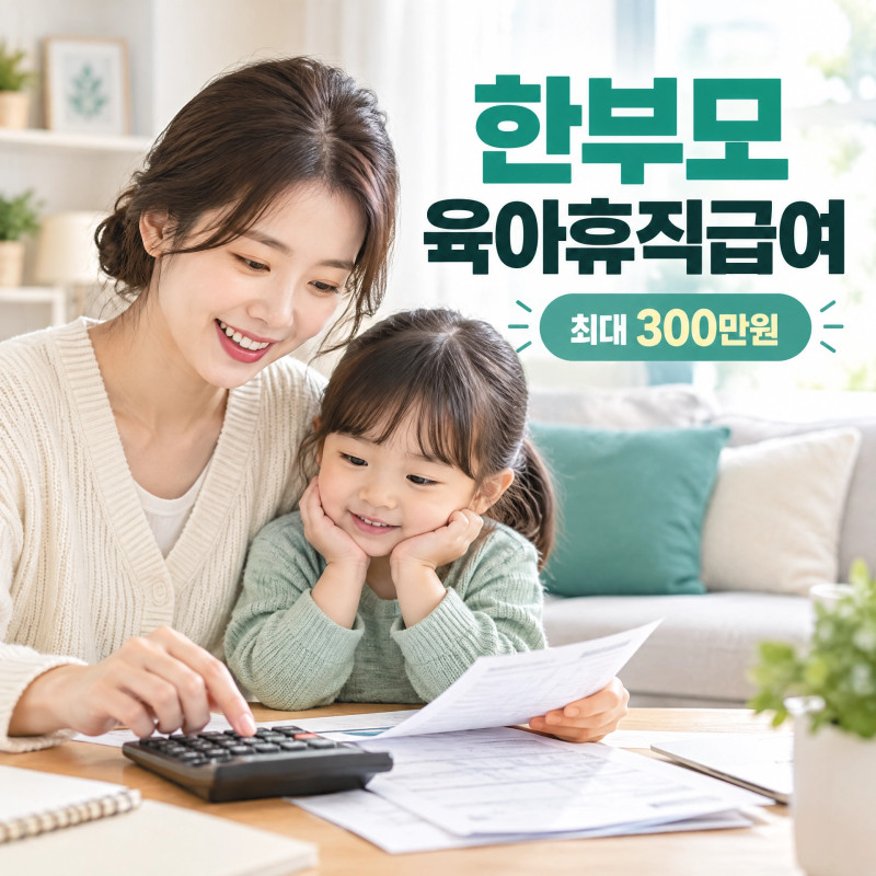 한부모 육아휴직급여 상한액, 일반 근로자보다 얼마나 더 받을까 (최대300만원?)
