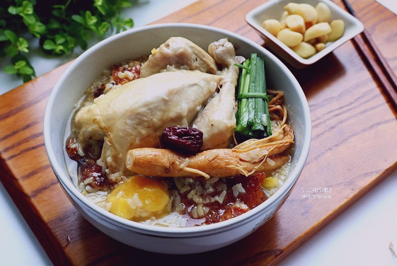 누룽지 삼계탕 끓이는법 압력밥솥 삼계탕 집에서 만들며 확인한 순서